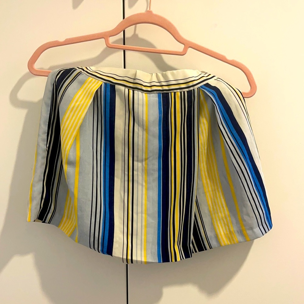Top and skort stripe set